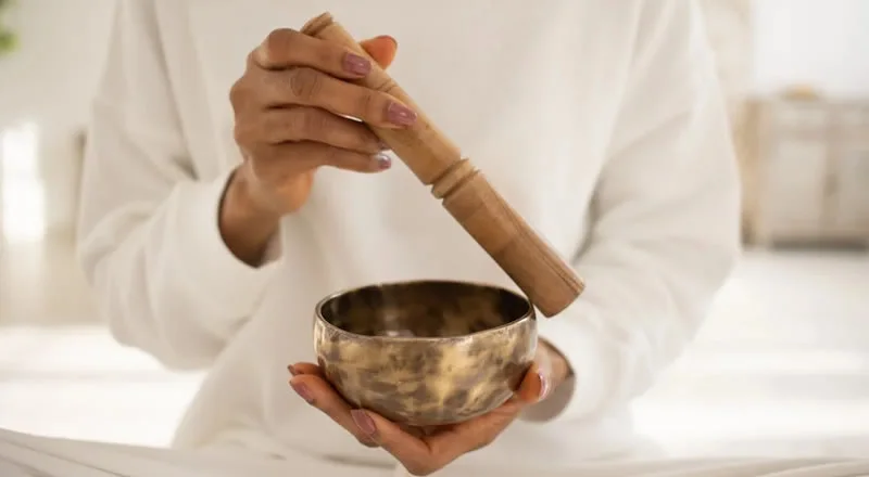 Meditate With a Singing Bowls