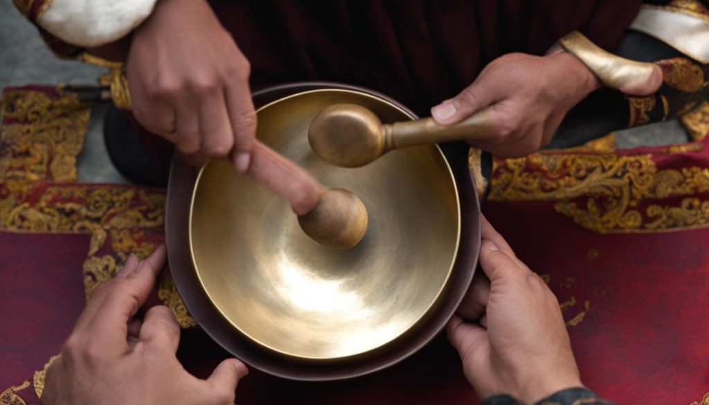 how to rim a tibetan singing bowl